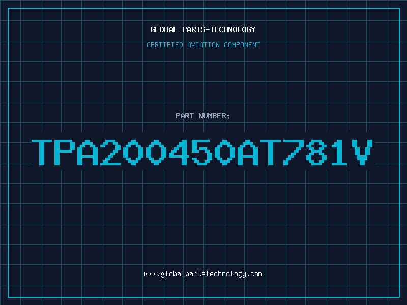 Aviation Part TPA200450AT781V