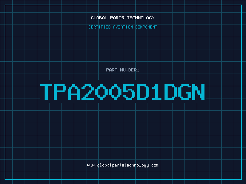 Aviation Part TPA2005D1DGN