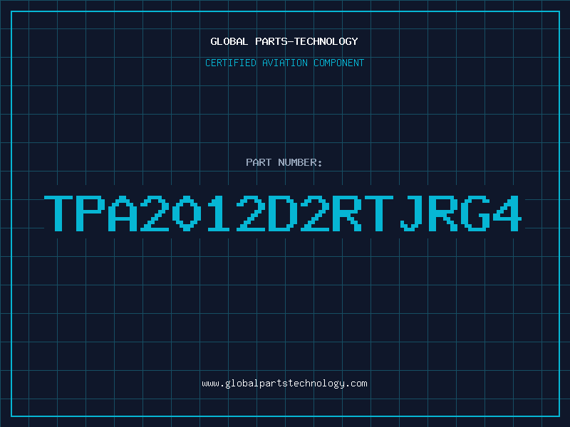 Aviation Part TPA2012D2RTJRG4