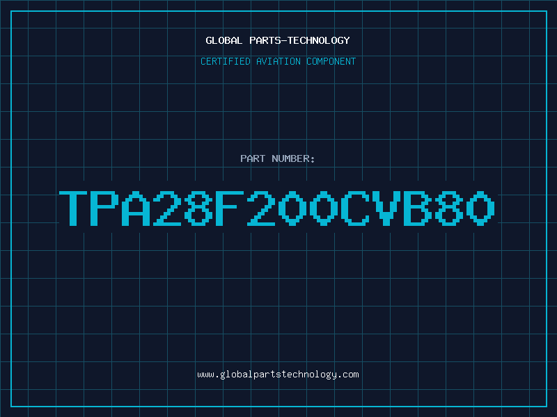Aviation Part TPA28F200CVB80