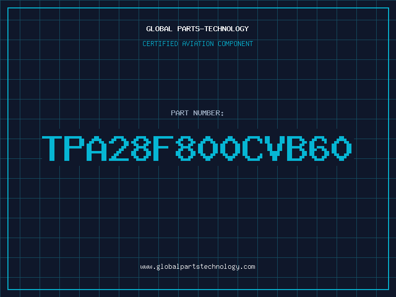 Aviation Part TPA28F800CVB60