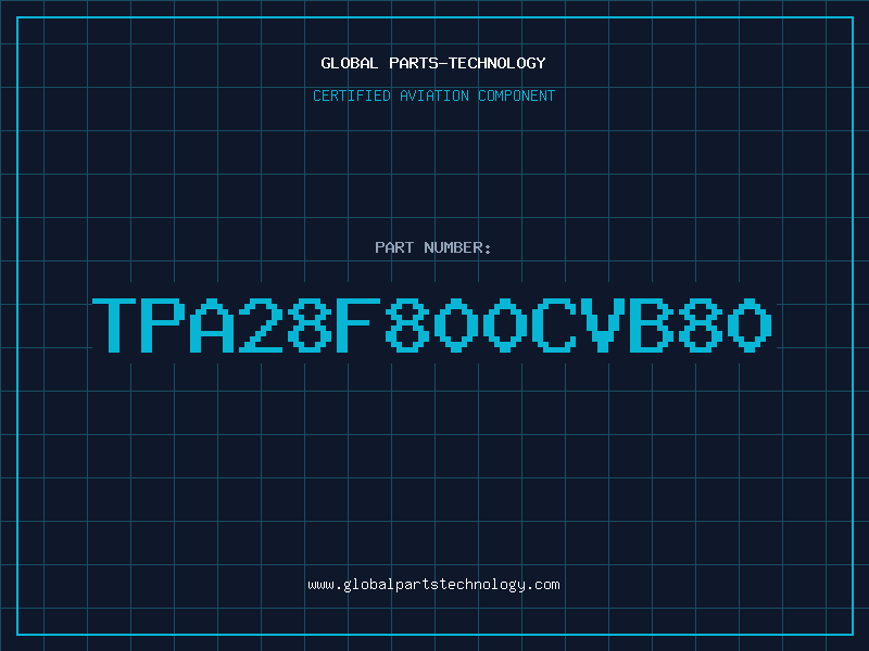 Aviation Part TPA28F800CVB80