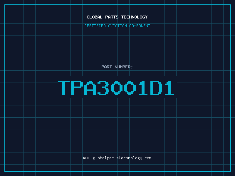 Aviation Part TPA3001D1