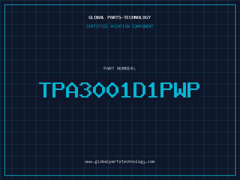 Aviation Part TPA3001D1PWP
