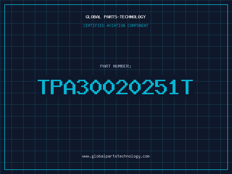 Aviation Part TPA30020251T