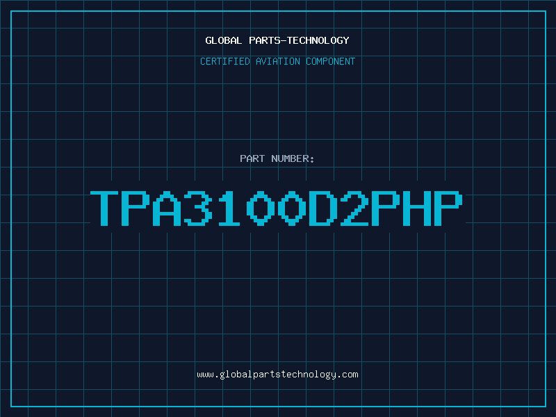 Aviation Part TPA3100D2PHP