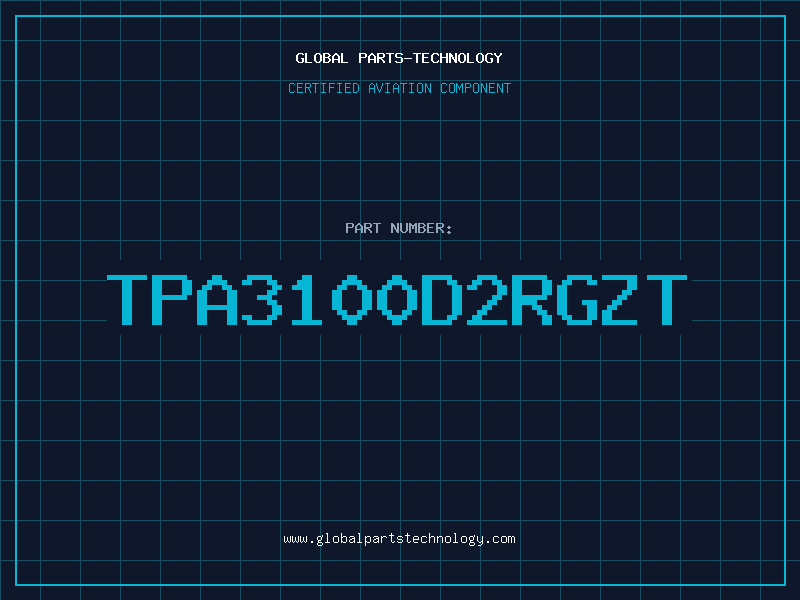 Aviation Part TPA3100D2RGZT