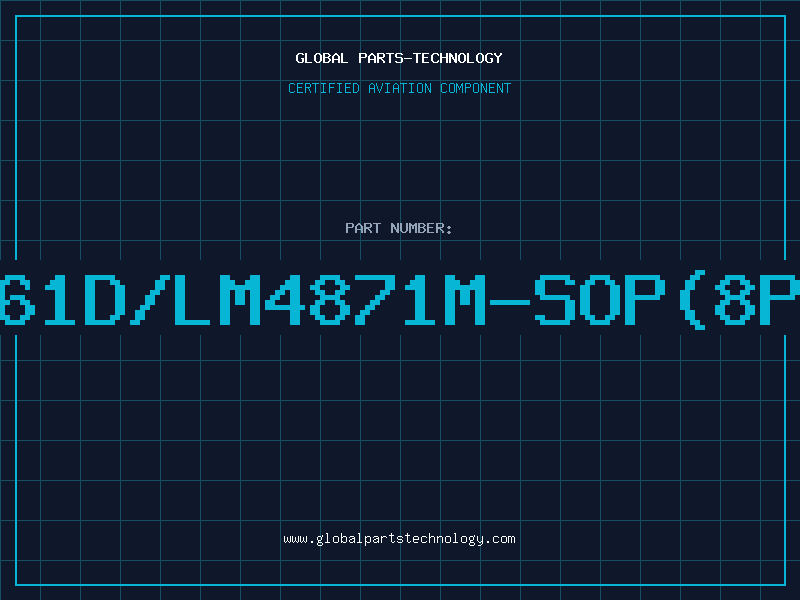 Aviation Part TPA4861D/LM4871M-SOP(8PIN)-I