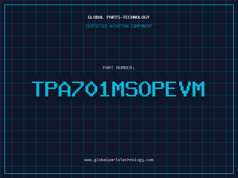 Aviation Part TPA701MSOPEVM