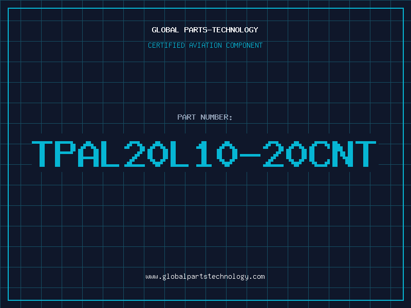 Aviation Part TPAL20L10-20CNT