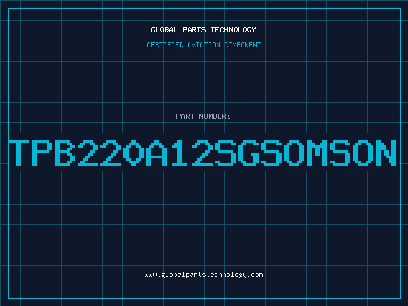 Aviation Part TPB220A12SGSomson