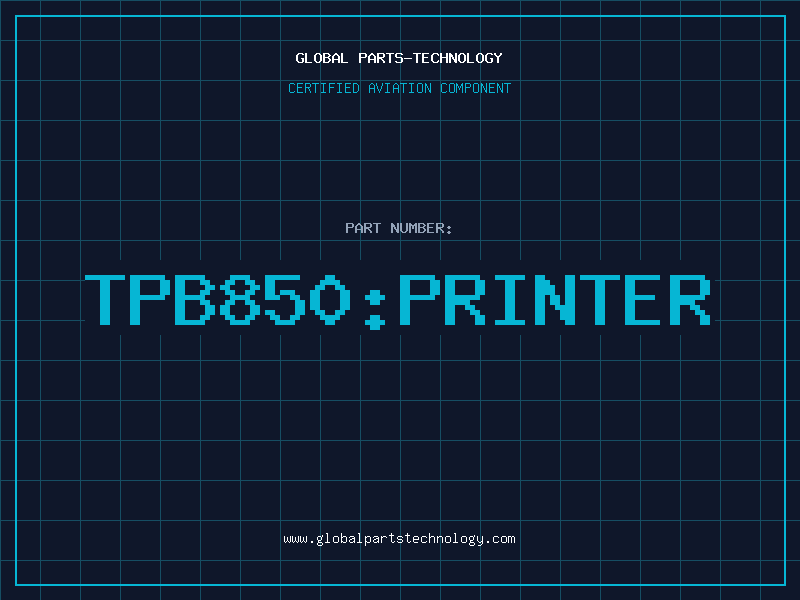 Aviation Part TPB850PRINTER