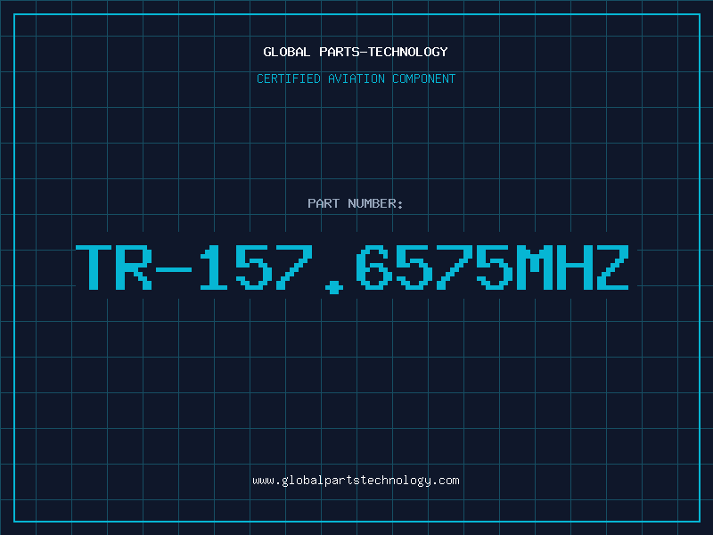 Aviation Part TR-157.6575MHZ