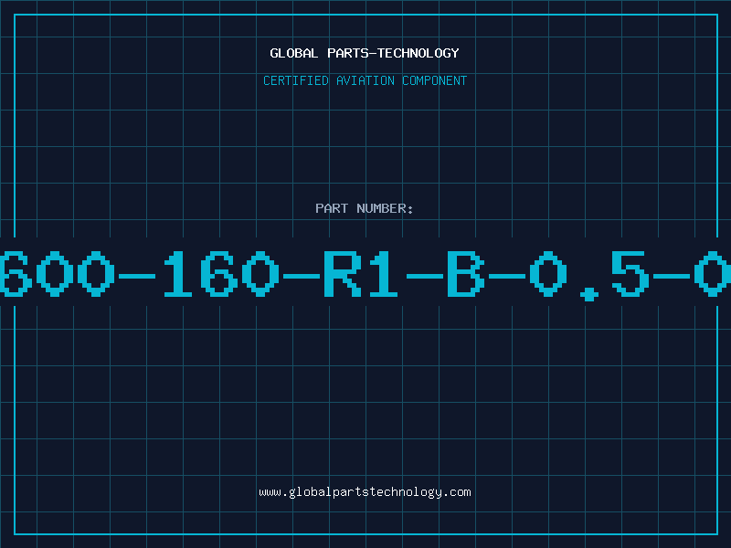 Aviation Part TR600-160-R1-B-0.5-0.1