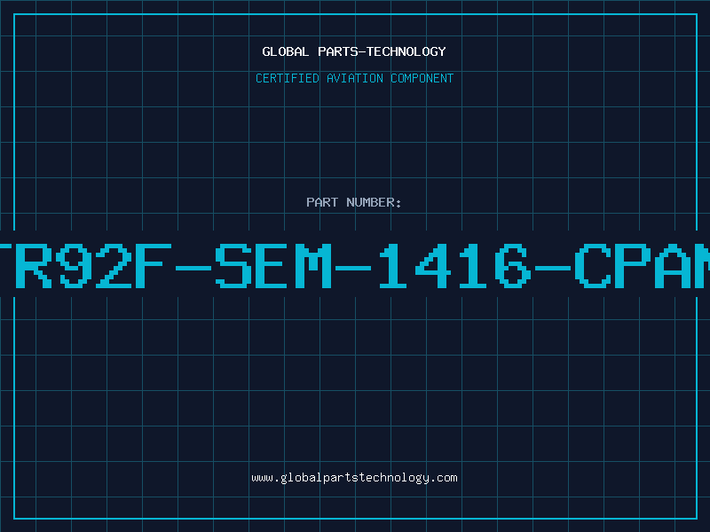 Aviation Part TR92F-SEM-1416-CPAN