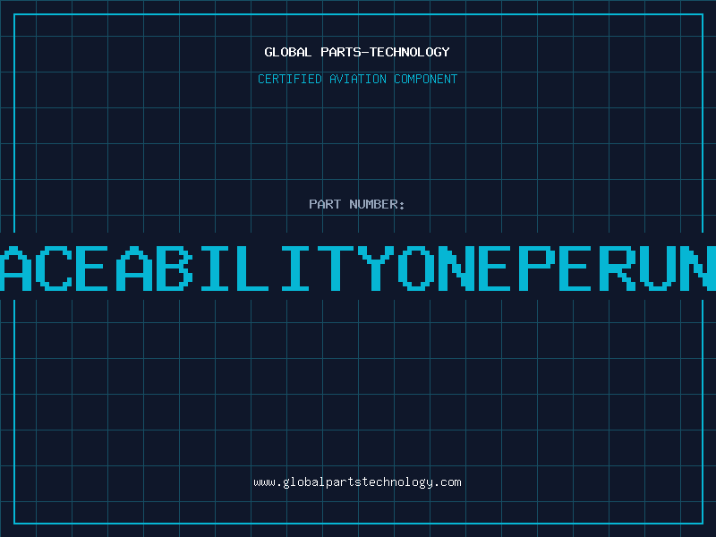 Aviation Part TRACEABILITYONEPERUNIT