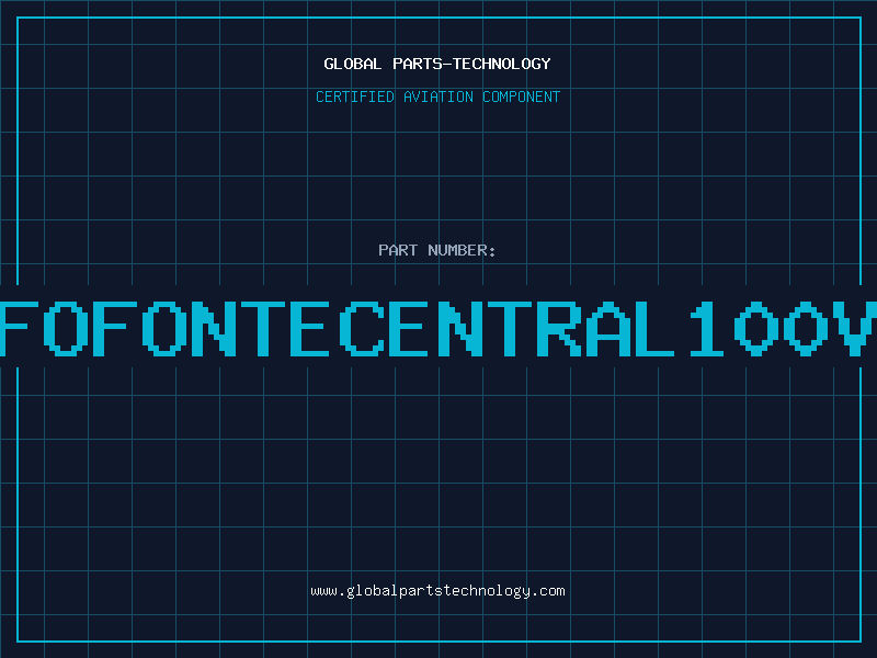 Aviation Part TRAFOFONTECENTRAL100VAL1