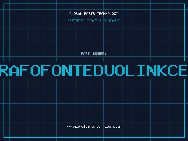 Aviation Part TRAFOFONTEDUOLINKCEN