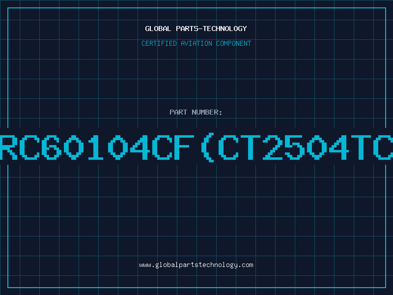 Aviation Part TRC60104CF(CT2504TCQ