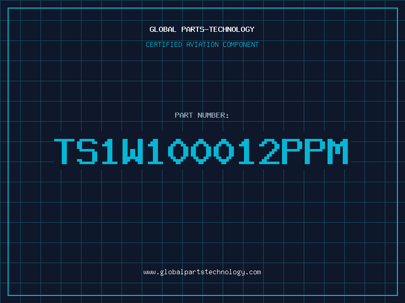 Aviation Part TS1W100012PPM