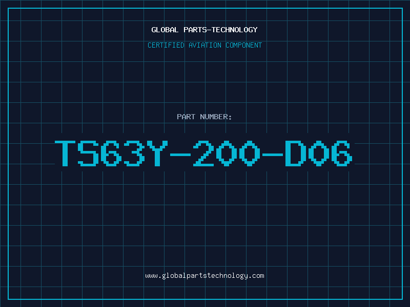 Aviation Part TS63Y-200-D06