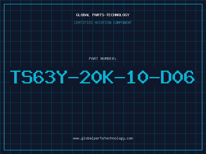 Aviation Part TS63Y-20K-10-D06