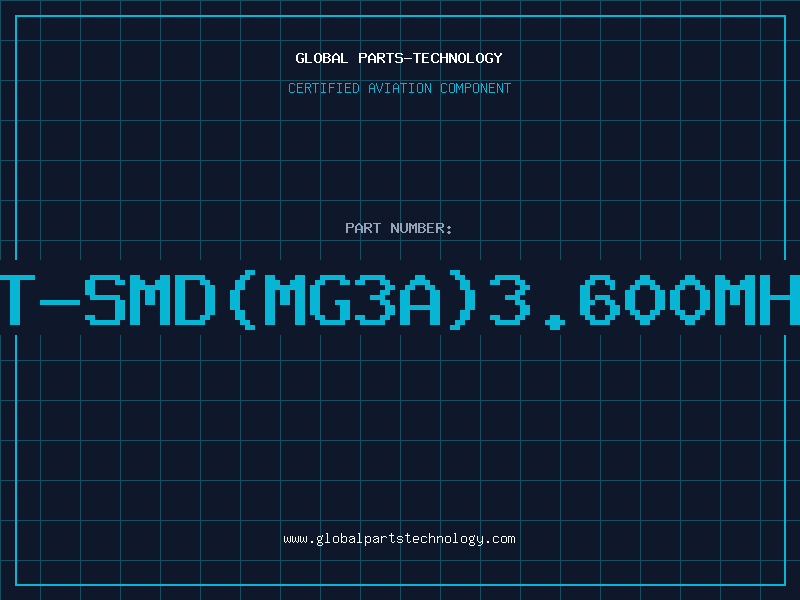 Aviation Part TT-SMD(MG3A)3.600mhz