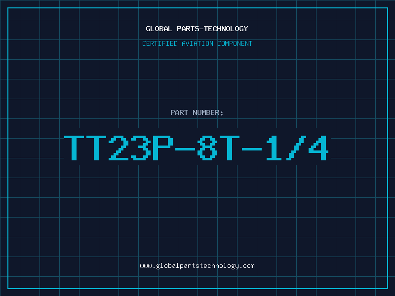 Aviation Part TT23P-8T-1/4