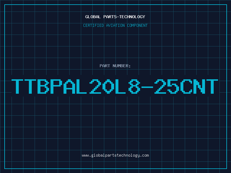 Aviation Part TTBPAL20L8-25CNT