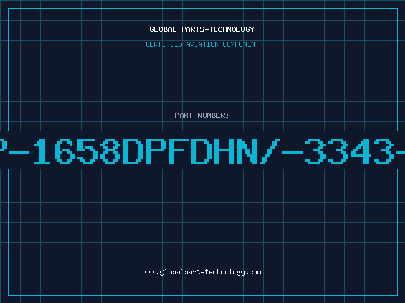 Aviation Part TTP-1658DPFDHN/-3343-FG
