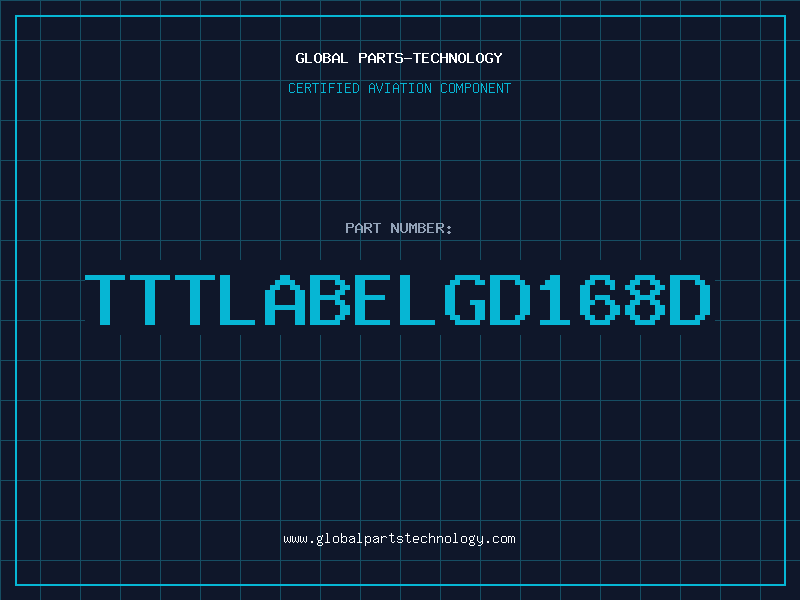 Aviation Part TTTLABELGD168D