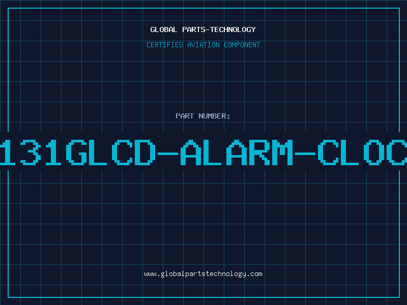 Aviation Part U131GLCD-ALARM-CLOCK
