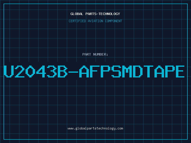 Aviation Part U2043B-AFPsmdtape