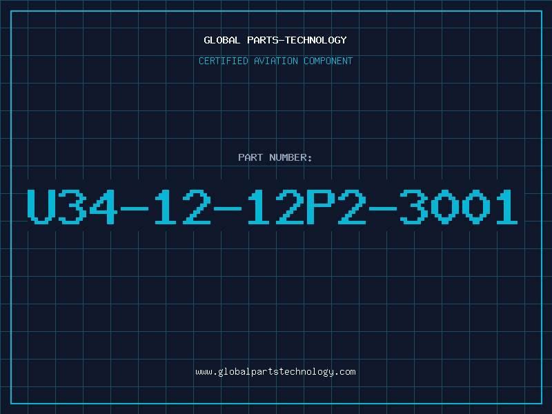 Aviation Part U34-12-12P2-3001