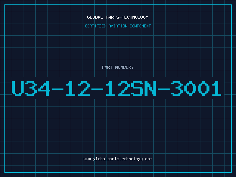 Aviation Part U34-12-12SN-3001