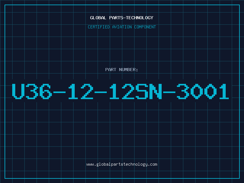 Aviation Part U36-12-12SN-3001