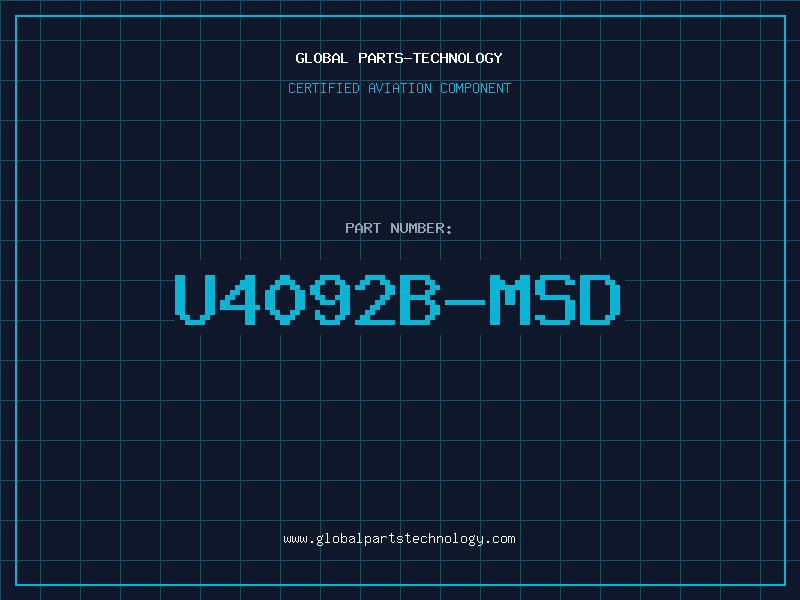 Aviation Part U4092B-MSD