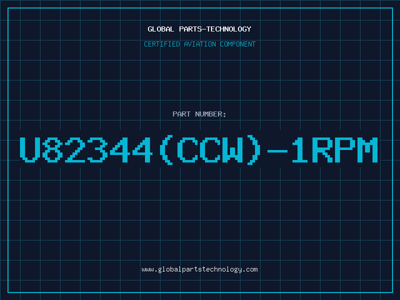 Aviation Part U82344(CCW)-1RPM