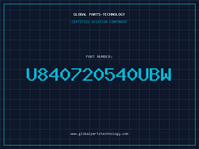 Aviation Part U840720540UBW