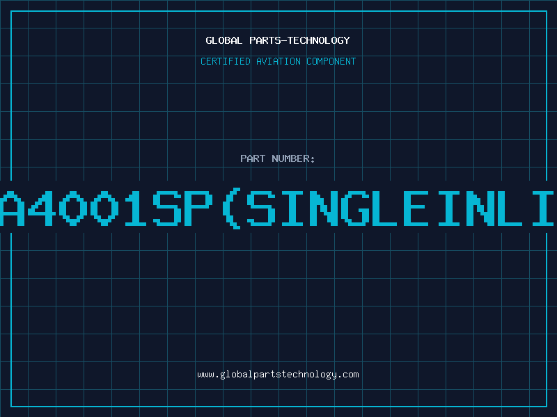 Aviation Part UA4001SPSINGLEINLIN