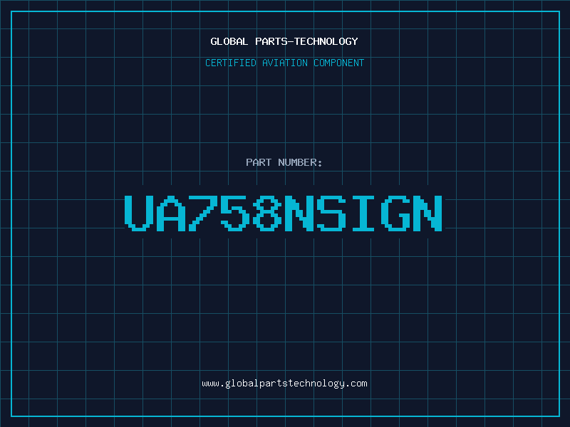 Aviation Part UA758NSIGN