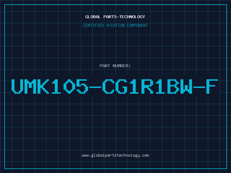Aviation Part UMK105-CG1R1BW-F