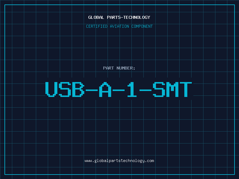 Aviation Part USB-A-1-SMT