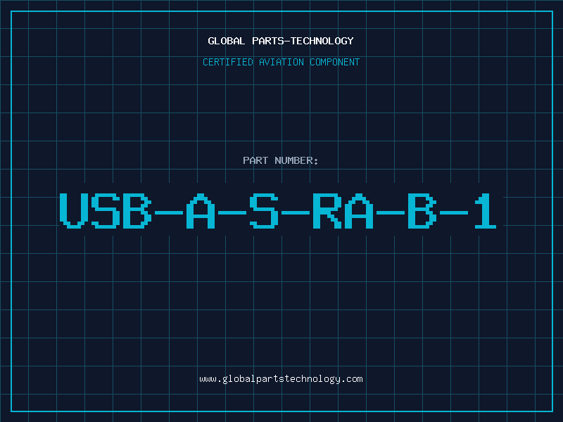 Aviation Part USB-A-S-RA-B-1