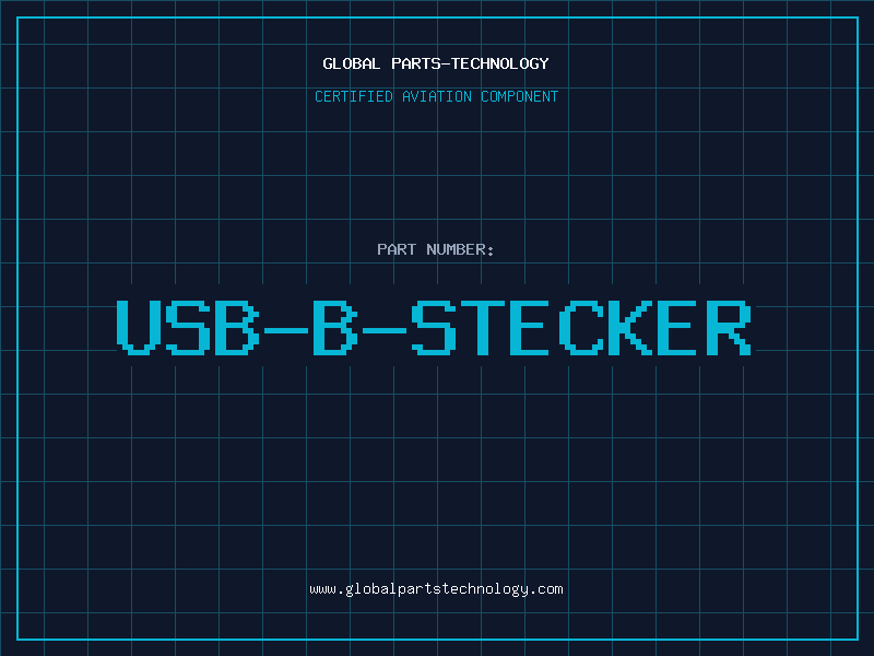 Aviation Part USB-B-STECKER