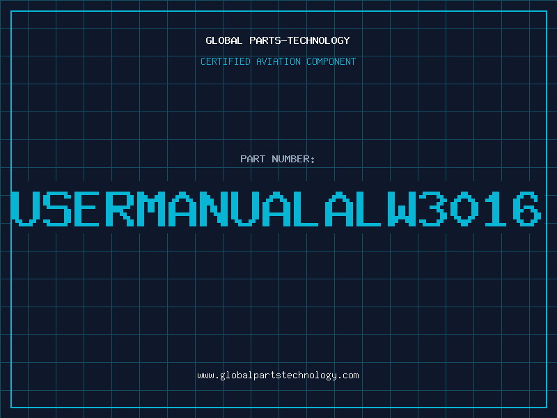 Aviation Part USERMANUALALW3016