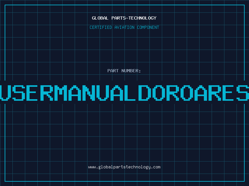 Aviation Part USERMANUALDOROARES