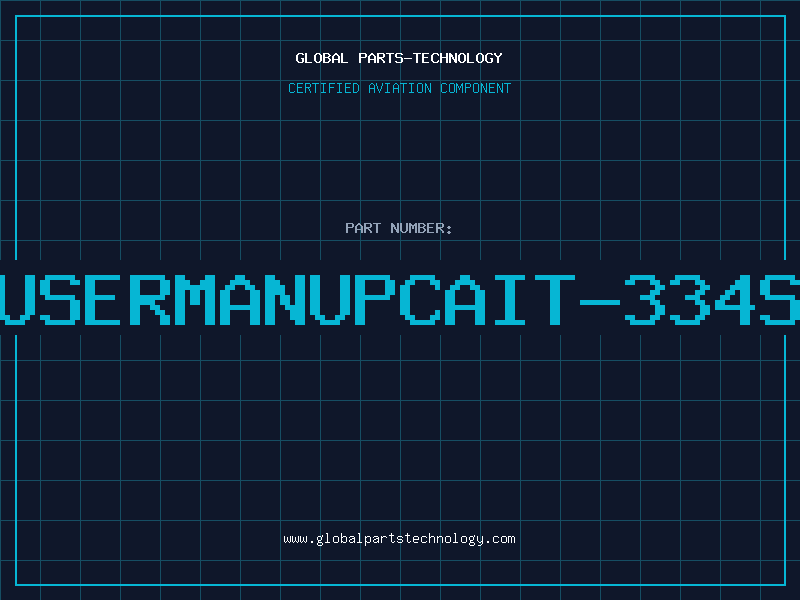Aviation Part USERMANUPCAIT-334S