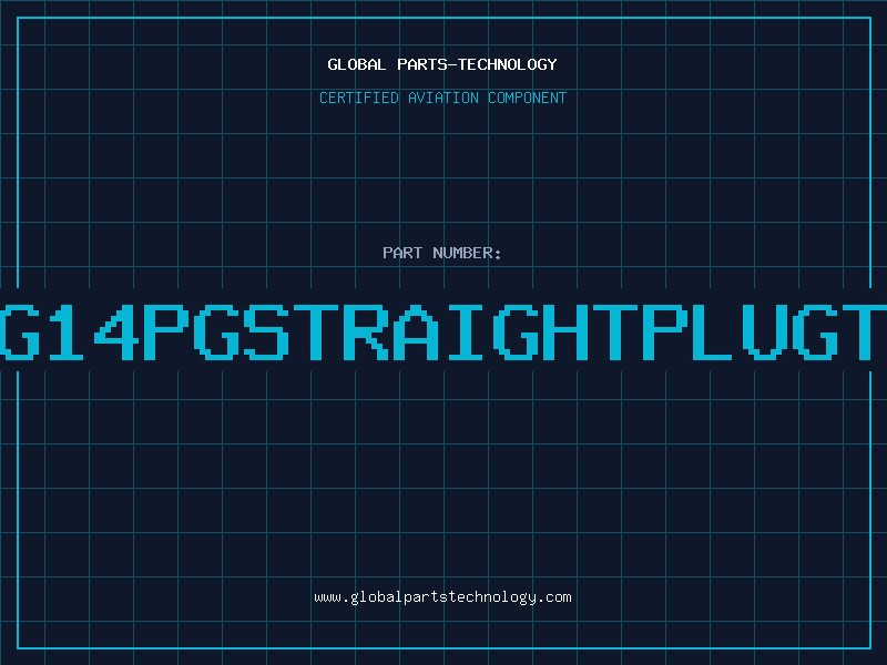 Aviation Part UTG14PGSTRAIGHTPLUGTYP