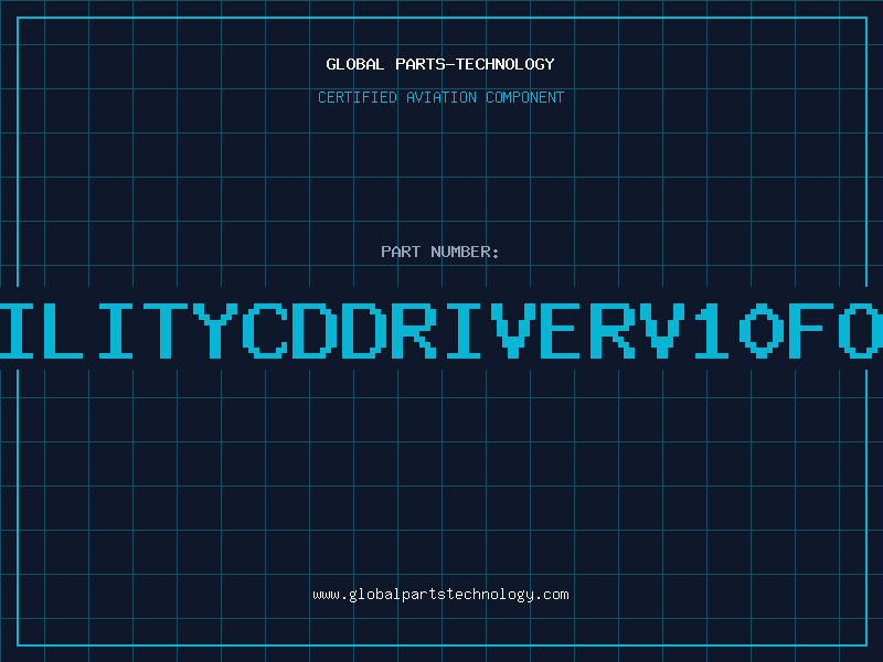 Aviation Part UTILITYCDDRIVERV10FOR5